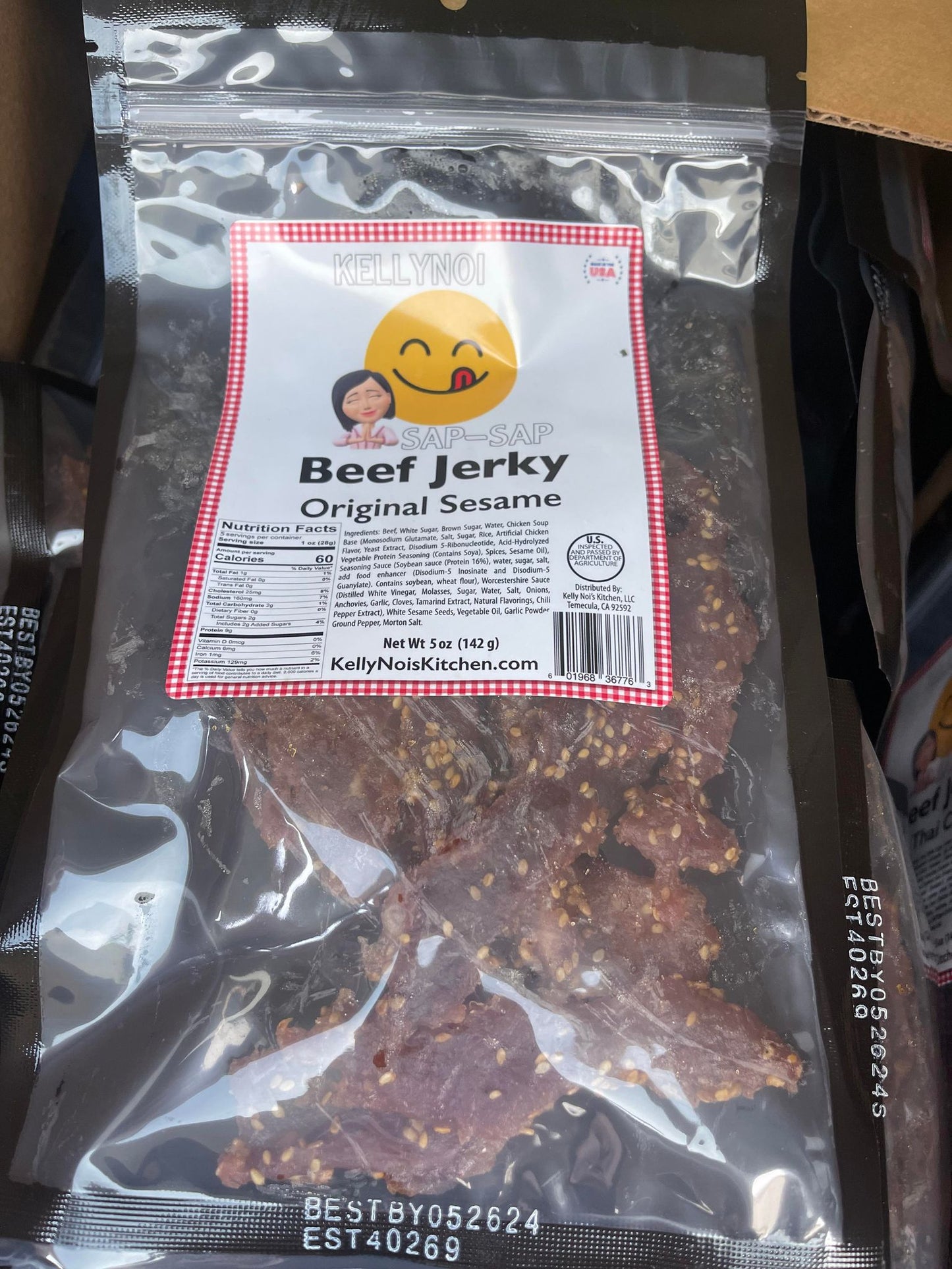 Beef Jerky  5 Oz Bag