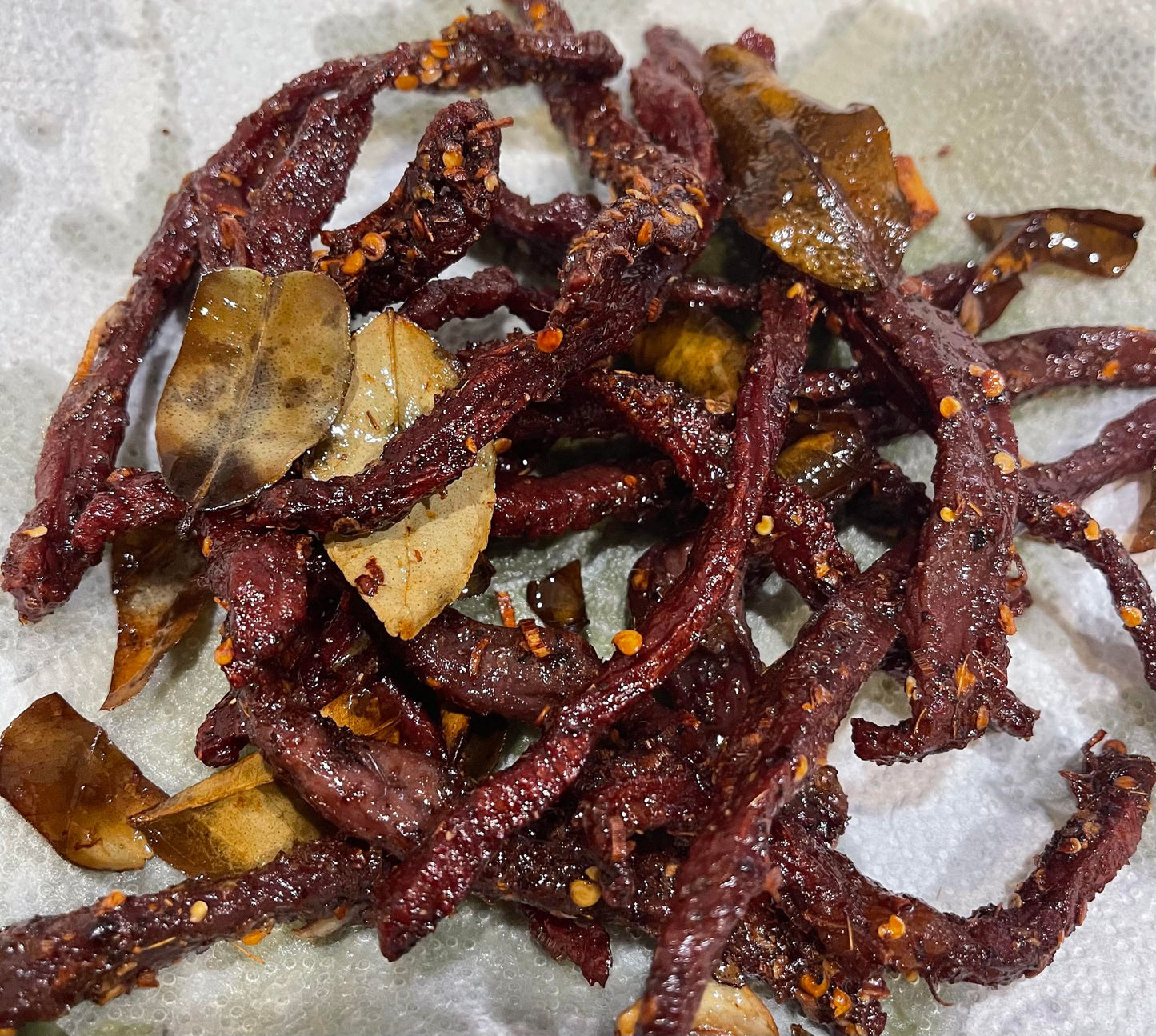 Seen Lod (Lao Beef Jerky)